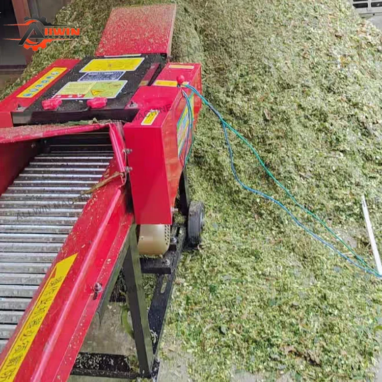Grass Cutter Livestock Horizontal Animal Feed Corn Straw Chopper Shredder Mower