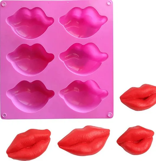 Cake Mold lip Silicone Mold Wedding Decoration Fondant Decorating Baking Tool Bakeware Pudding