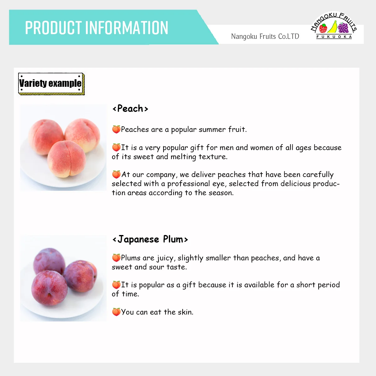 Japanese vegetable stands fabrication des fruits fresh peaches