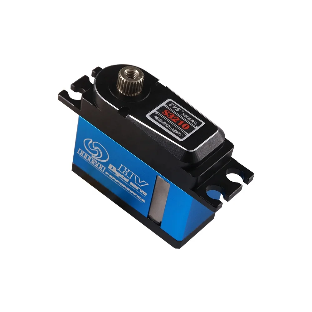 CYS-S3210 43g Low Profile RC Servo for Helicopter & Plane 0.05/0.04s High Speed Coreless for Unisex Robot Use