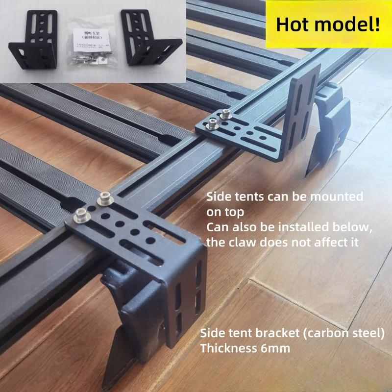 Factory Direct Car Roof Rack for Toyota Fj Cruiser Roof Mount Basket Luggage Durable Aluminium Steel Material Alloy Roof Rack