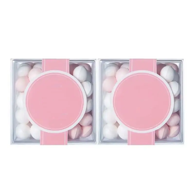 Wholesale Clear Plastic Mini Sweets Boxes Container For Food Cup Acrylic Candy Gifts Snack Cake acrylic Cube box with lid