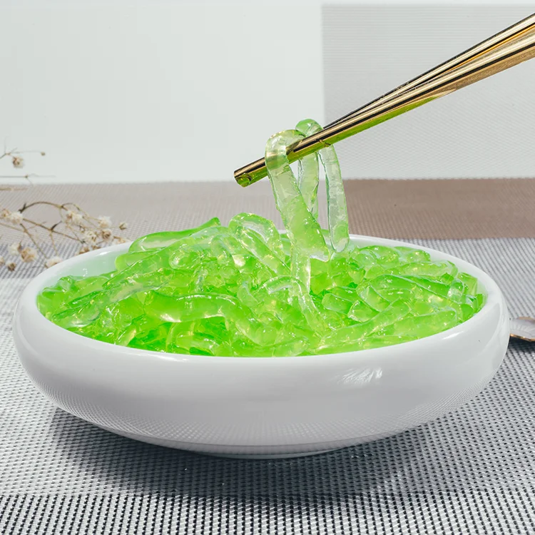 Hotsales 1kg Linglong Melon Flavored Strip Crystal Jelly Crisp Taste Ready-To-Eat