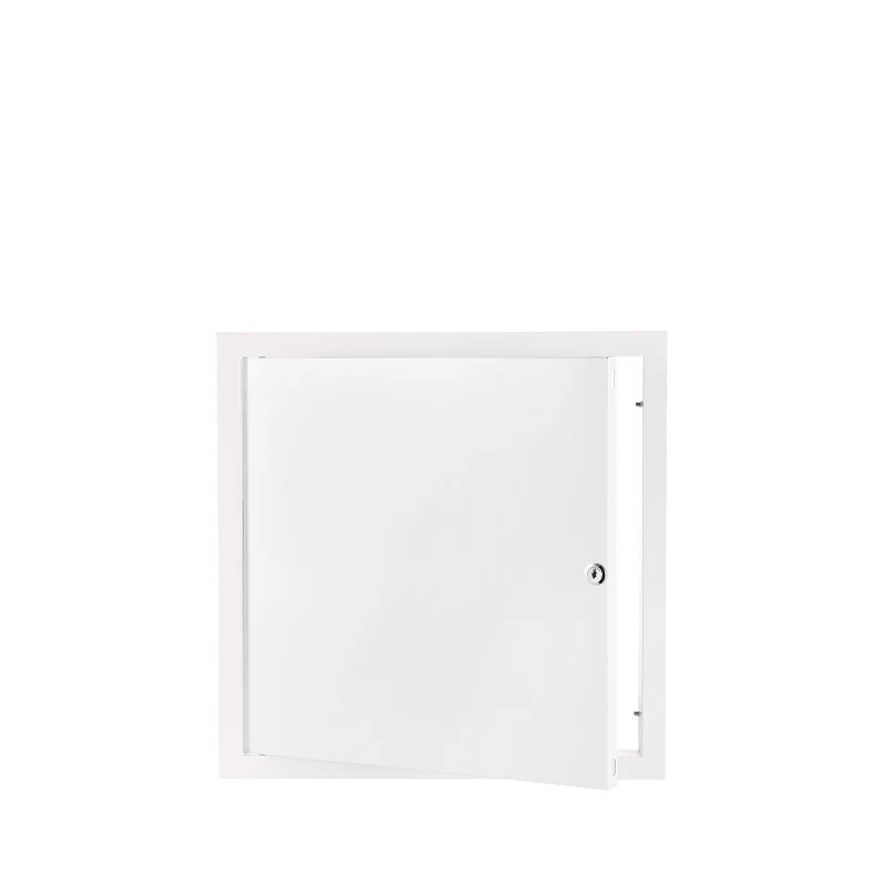 45*45 CM White Opening Flap Cover Access Panel Plate Vent Systems Easy Metal Access Ceiling Panel Lockable