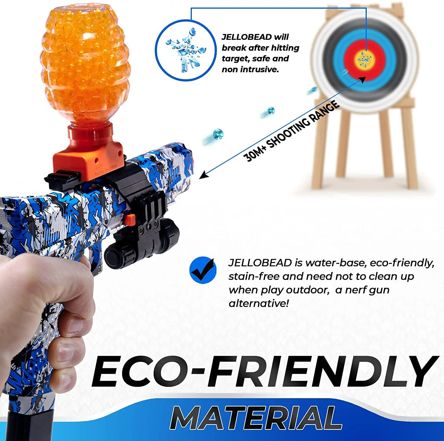 2022 M416 P90 Akm47 Outdoor Toy Electric Gel Water Ball Gun Water Gel Beads Blaster Gun For Fun For Shooting Game
