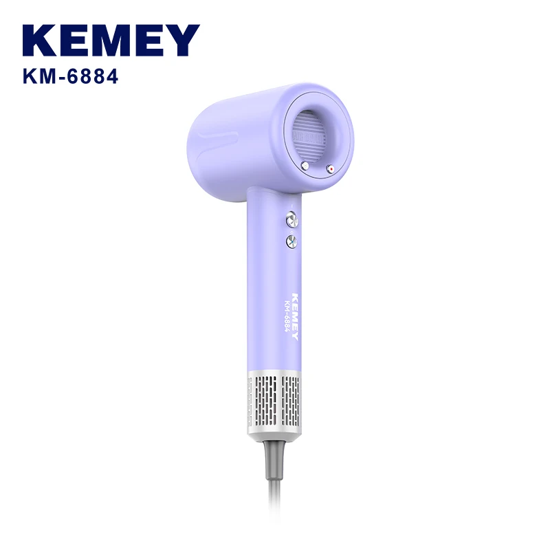 KEMEI Km-6884 бесщеточный двигатель высокоскоростной фен профессиональный салон быстрый Фен