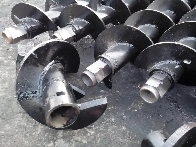 DTH drill  long auger for excavator or hydraulic hoisting machinery