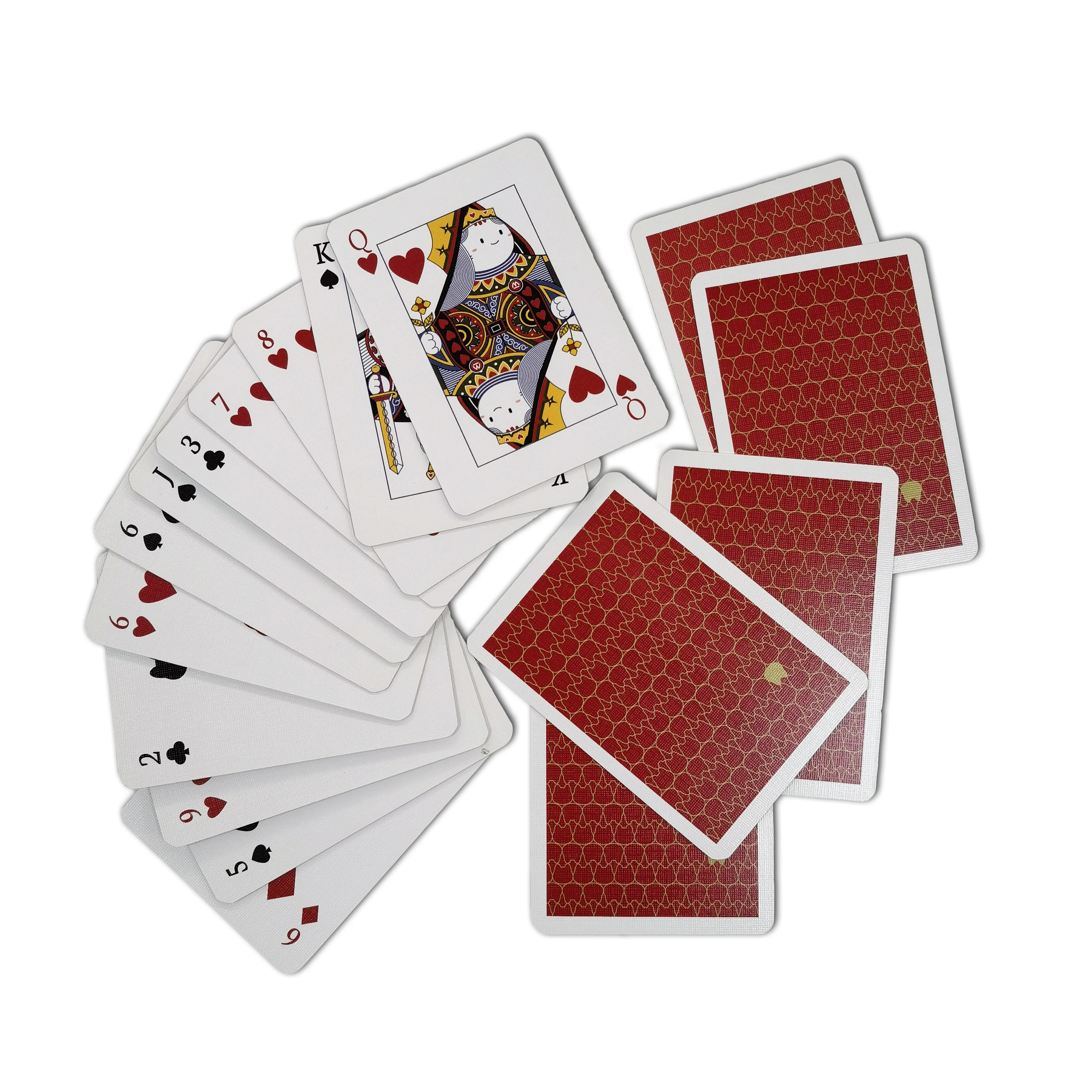 Popular Personalized Customized Poker Club Game Card Plastic Playing Cards