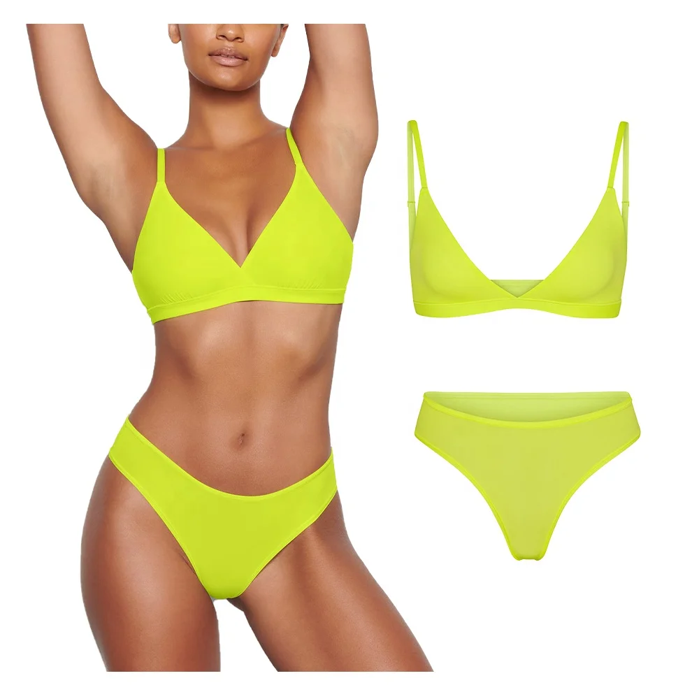 Custom Logo Rib Bra And Shorts Skims Two Piece Lounge Wear Loungewear Two Piece Shorts Set Clothes Women