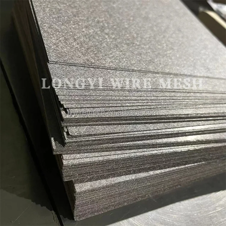 0.7mm-2mm titanium foam grade 2 sintered porous titanium ti foam