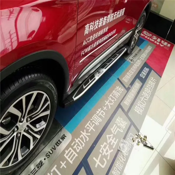 item name side steps   aluminium alloy   running board for Mitsubishi Outlander     2016+