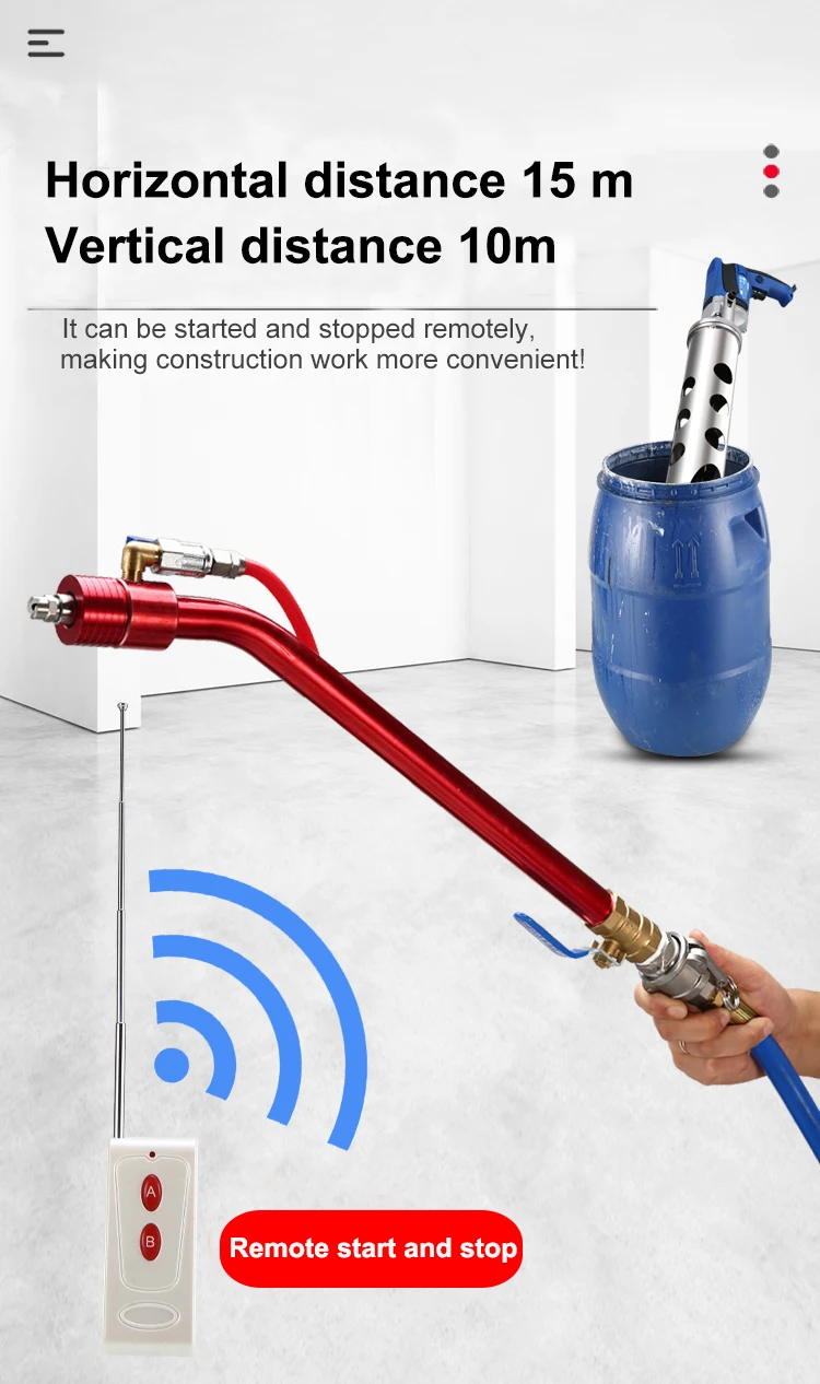 New developed machine Small Portable Spraying Machine for cement mortar plastering