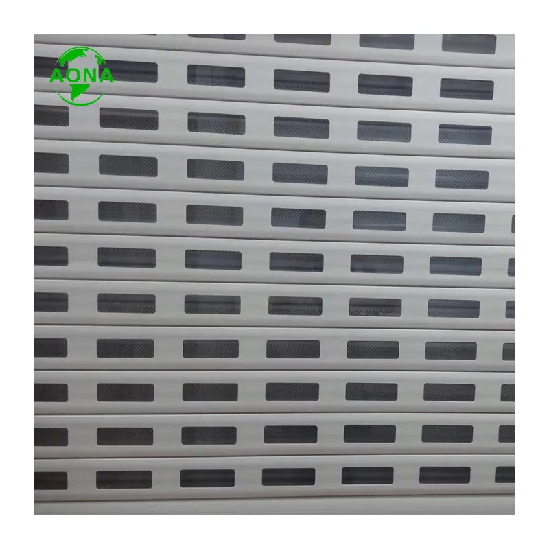 Modern Custom Mall Shop Aluminum Perforated Roller Shutter Grill Door