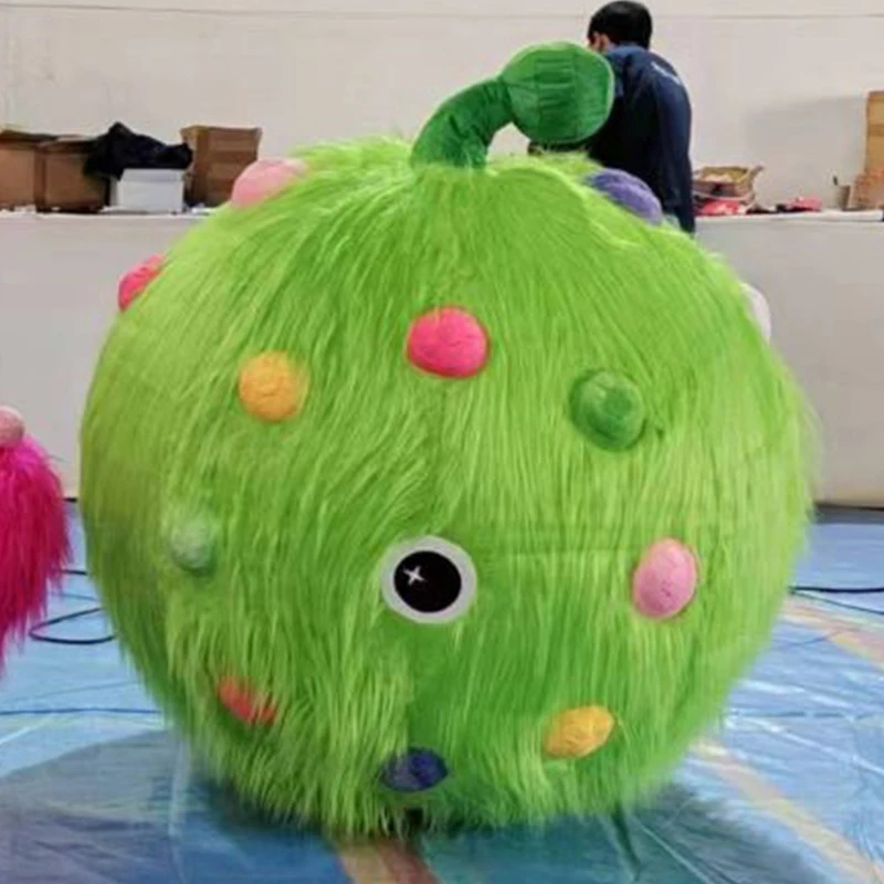 High Quality Plush Inflatable Fur Panda Cartoon Mascot Giant Inflatable Bear for sale advertising for decorations advertising