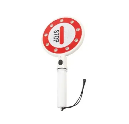 Traffic Control Crowd Crossing Guard Command Hand Held Led Flashing signal Light Arrow Go Signage Handheld Stop LED Traffic Sign