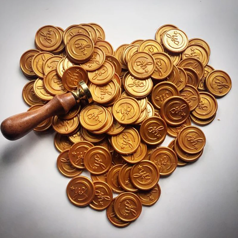 Decoration Use And Customized By Customer Size Wax Seal Stickers