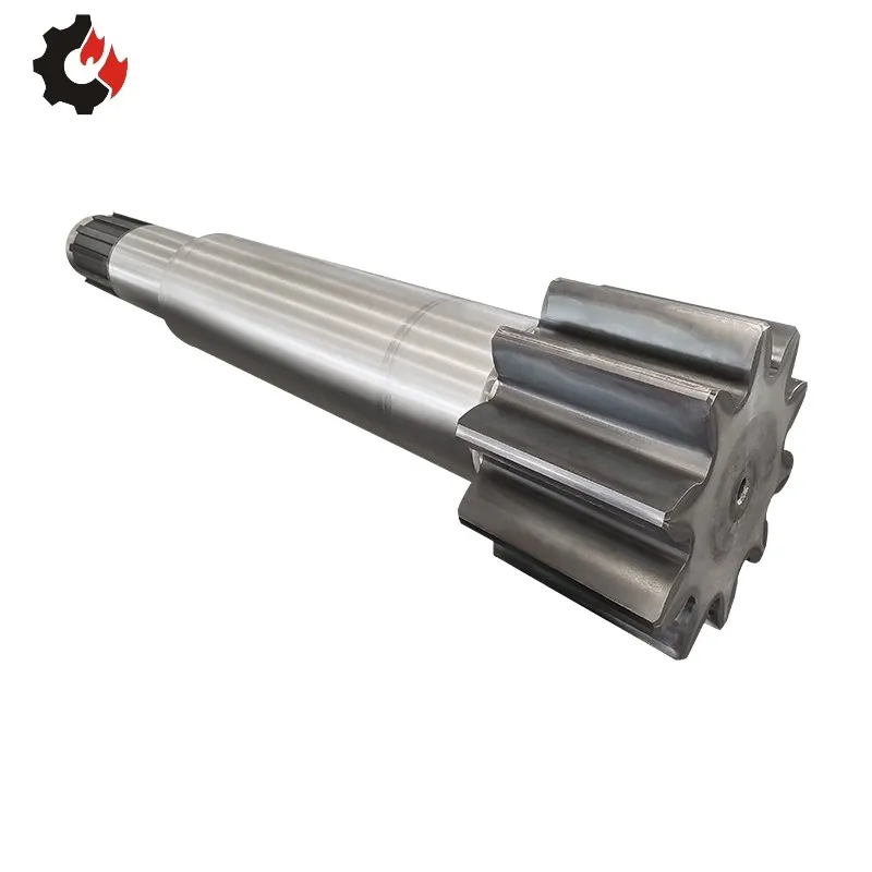 Customized forging high transmission speed petroleum machinery and equipment large module gear shaft