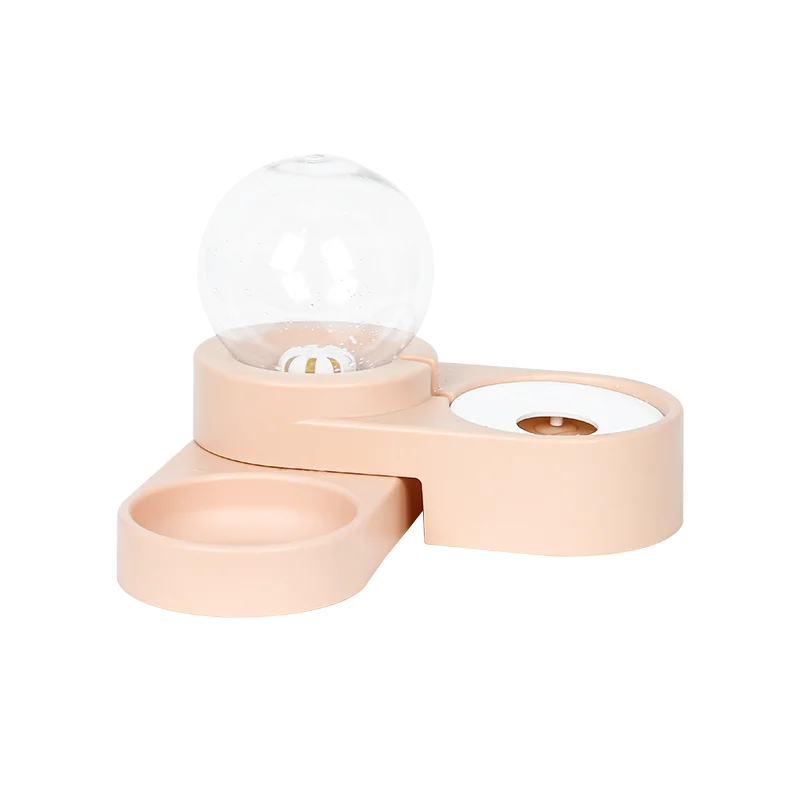 2024 Hot sale Plastic 2 in 1 Washable 1.8 Liters Automatic Bowl Sphere Water Feeder
