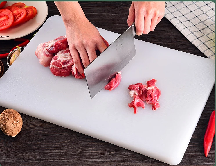 Cutting Board Chopping Board Food Grade PE Material Plastic High Quality Kitchen PE Customized Logo Rectangle Sustainable