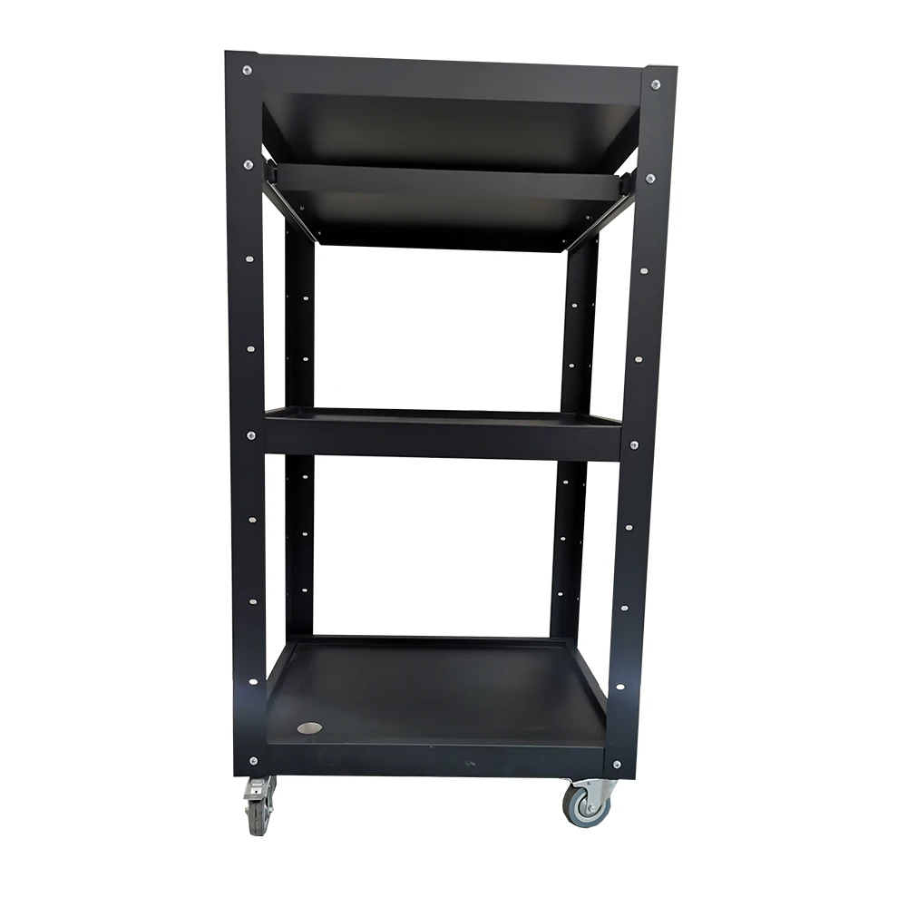 Metal Projector Cart For Laptop Charging