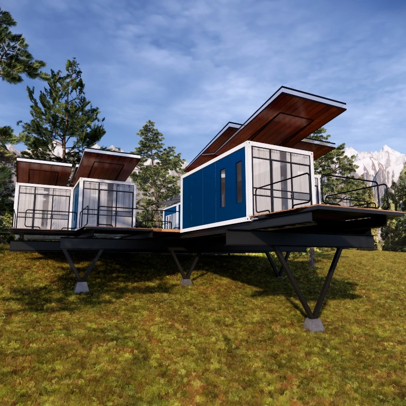 New development Poland mobile 40ft real house in prefab for shop