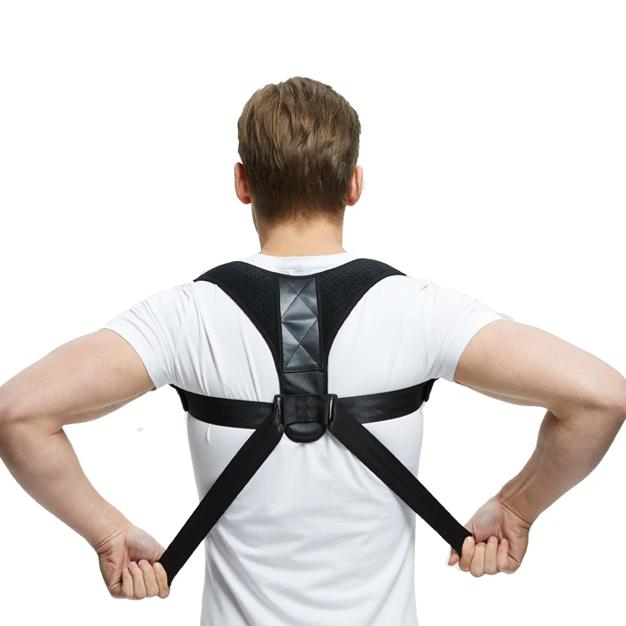 Amazon Hot Selling Comfortable Sponge Adjustable Back Support Posture Corrector Lower Back Straightener Shoulder Brace