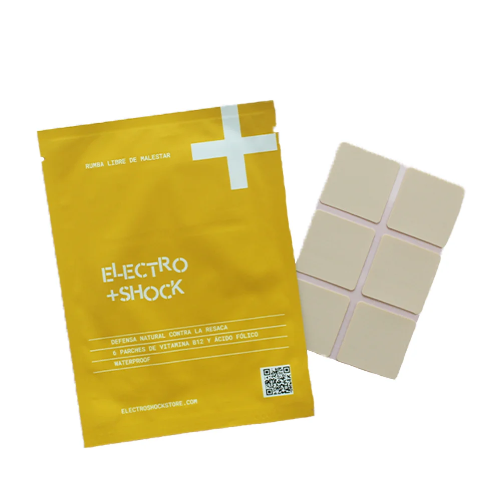 Private Label Party Cure Hangover Vitamins Patch,wellness relieve alcohol discomfort beat hangover patch