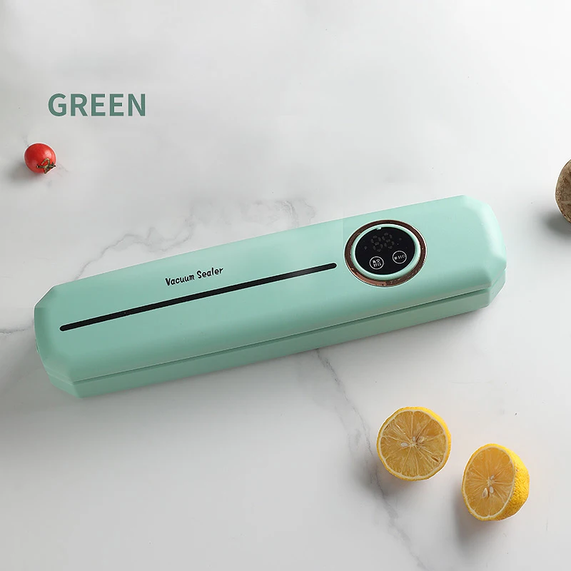 Automatic Electric Household Plastic RV Outdoor Food Storage Vacuum Sealer Machine Liquid Crystal Display Preserves Food