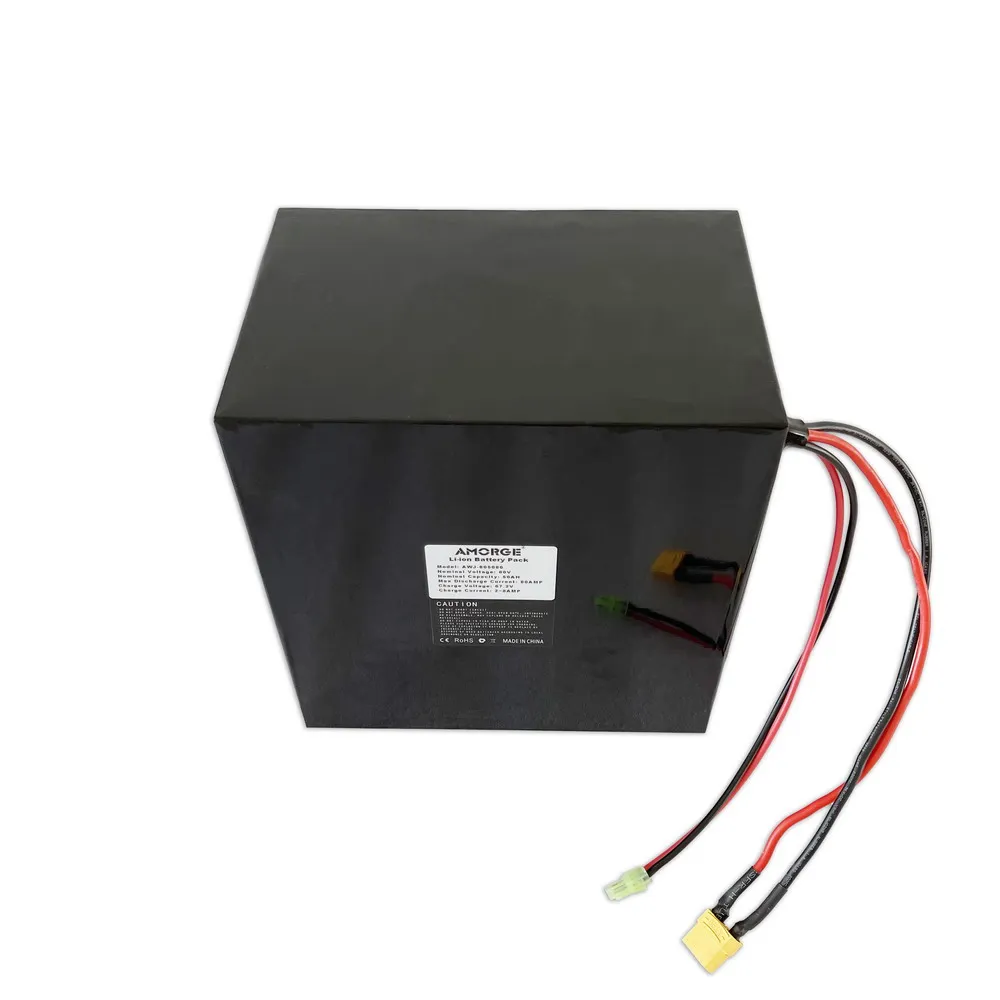 AMORGE 60V  50AH 80AMP Li-ion Battery Pack for Ebike