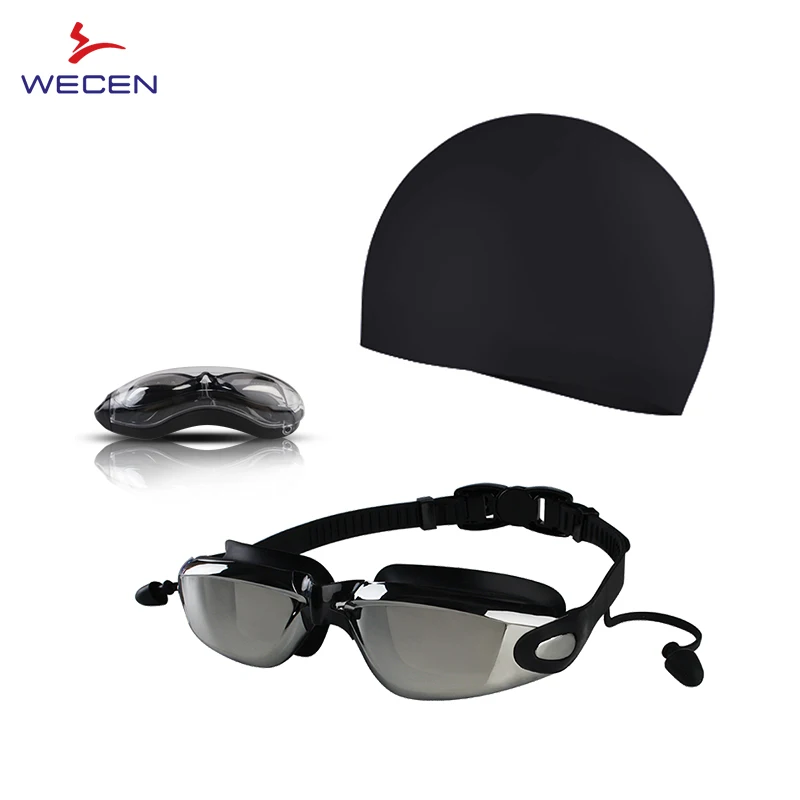 Hot Selling Adult Swimming Goggles UV Protection Waterproof Rainbow Coated  Swim Glass Outdoors Sport Glass