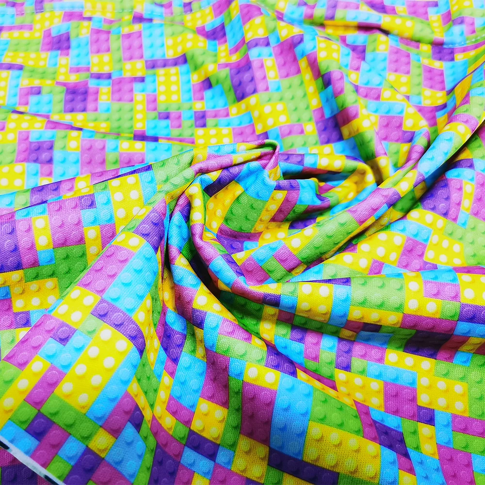 DEC Wholesale Waterproof Fabric For Cloth Diapers Waterproof Print PUL Minky Fabric Solid Plain Cloth Diaper Fabric