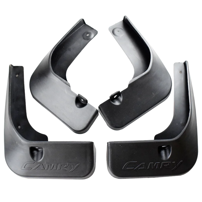 Auto Mud Flaps For Toyota CMARY 2015-2017 NOT FOR SE/XSE/XLE/HYBRID  mud flap mudguard white colour