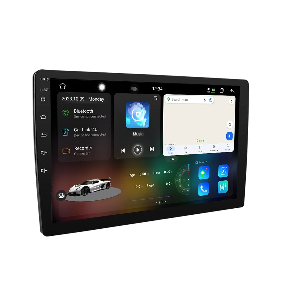 8cores 2K 2.5D HD IPS QLED 2K screen Android 13 Car low noise DSP GPS/AM/FM/Bluetooth  Radio Multimedia Video Car DVD Player