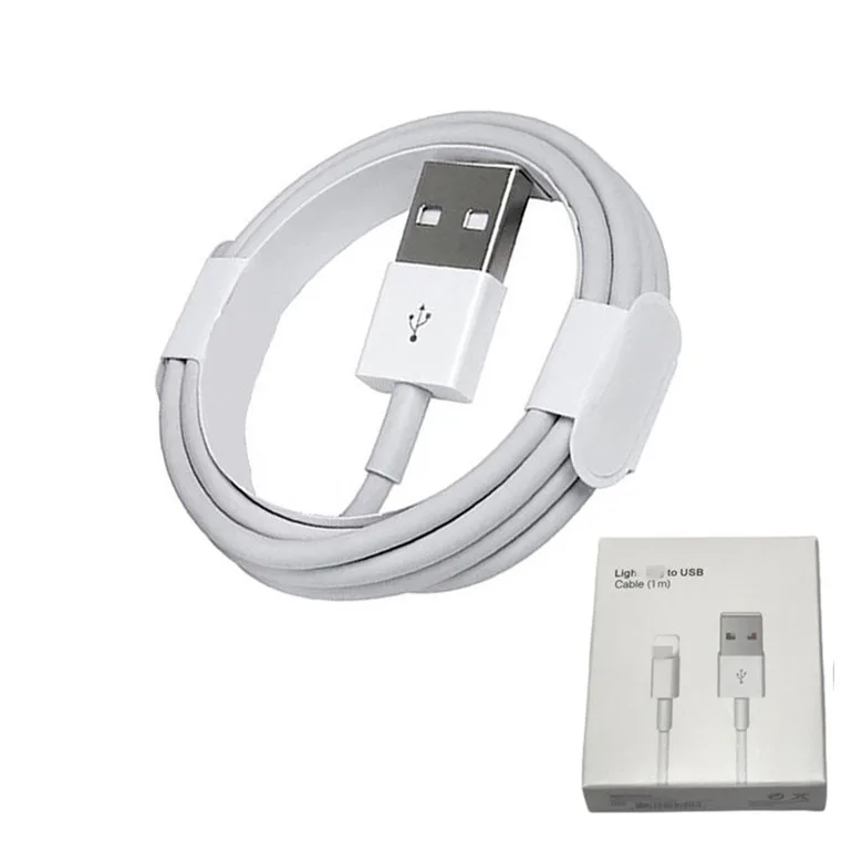 Высококачественные зарядные кабели для iphone 12, 13, 14, XS MAX, XR, 8, 7, 6S Plus, зарядный кабель 1 м, USB-кабель для передачи данных и зарядки