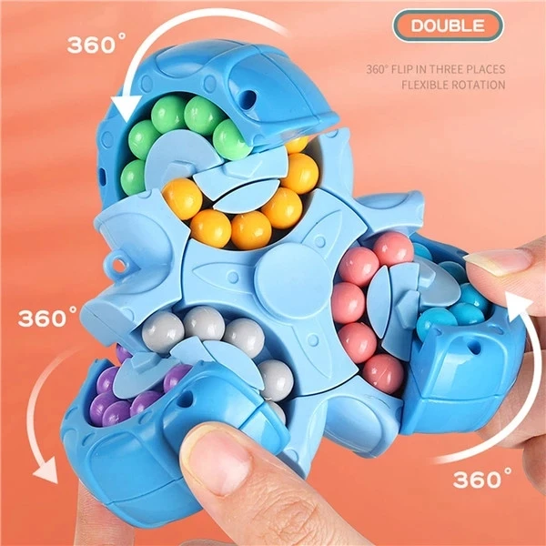 Creative Finger Cube Toy Magi Bean Special S Decompression Puzzle Early Education Spin Function Rotating Magic Cube