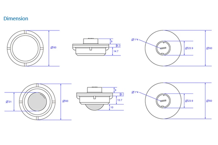 IP65 диммер Zigbee светодиодные 0-10В & с наибольшем световым потоком 12В фары