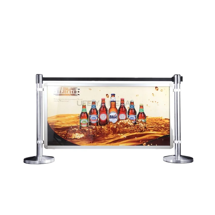 Наружный барьер для кафе, баннер безопасности для кафе, вина, напитков, лобби