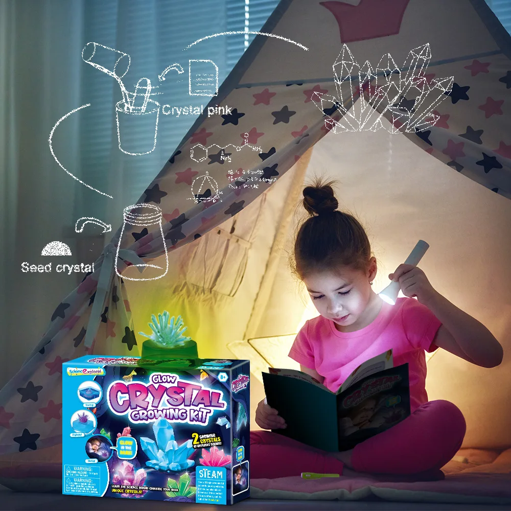 Luminous Crystal Planting Growing Water Beads Novelty DIY Art Slim Kit Children Science Experiment Educational Unusual