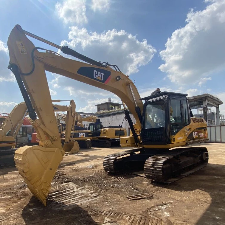 Гусеничный экскаватор б/у строительная техника 20 тонн гусеничный 320D 320DL