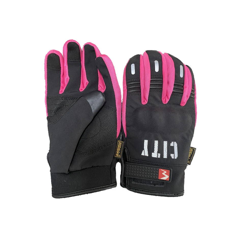 guantes para moto city Full Finger Custom Racing Gloves Non-slip Silicone Colors Touch Screen anti-vibration protective gloves