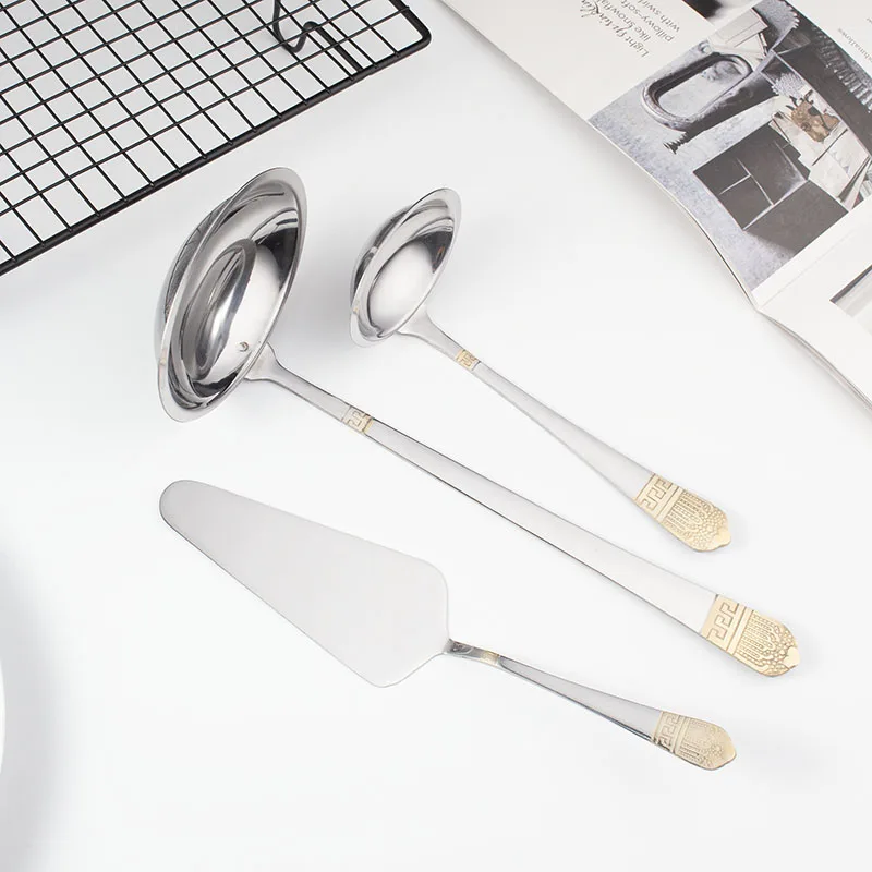 Hot-selling 72pcs Flatware Sets Stainless Steel Silver 24K Cutlery Set with Wooden Box