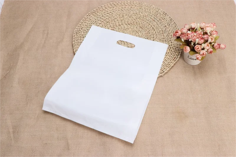 PE/LDPE/HDPE Personalized Logo Printed Plastic Thank You Shopping Bag Clothing Packaging Die Cut Plastic Bag