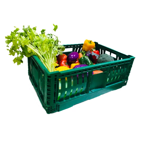 Foldable Ventilated Plastic Box for fruit and vegetable