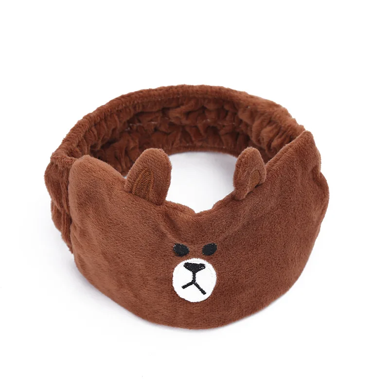 Cute cartoon bear rabbit yellow duck girls women daily makeup headwear beauty Headbands