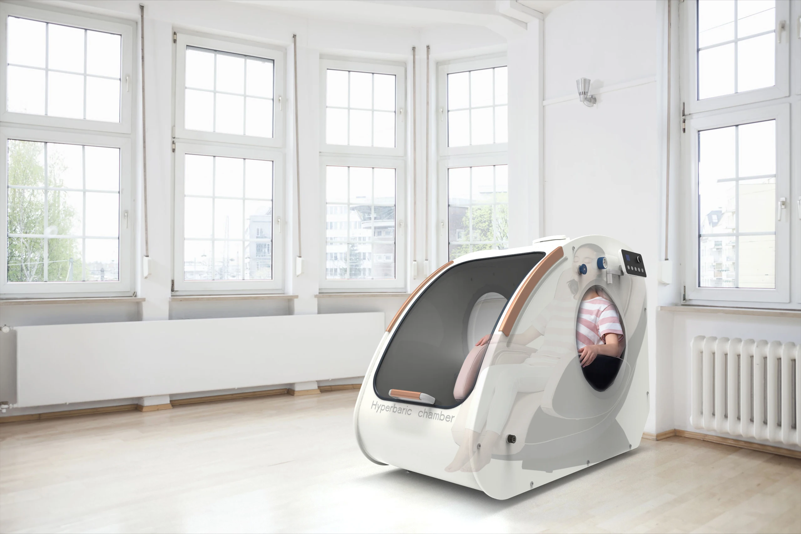 BUYZEH Chinese manufacturer adjustable pressure Hard Type hyperbaric oxygen machine