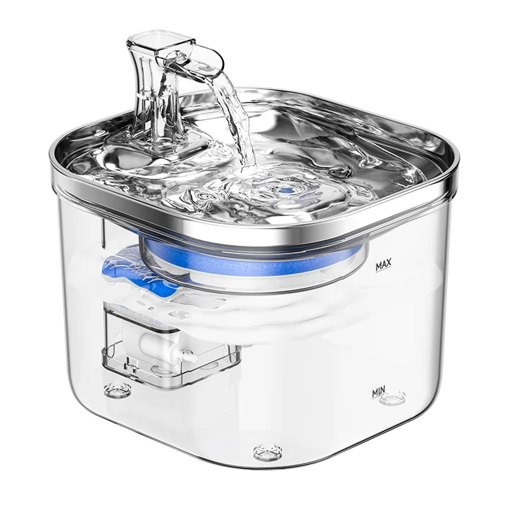 Automatic Pet Drinking Water Dispenser for Dog Stainless Steel Pet Water Fountain