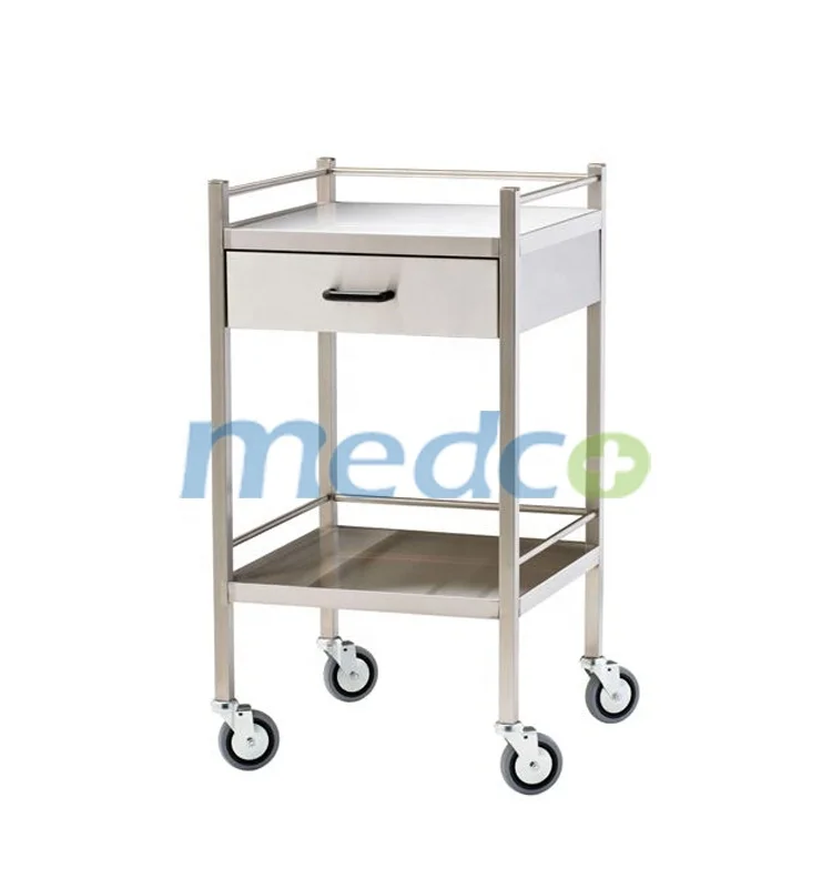 Больничная Тележка из нержавеющей стали для экстренных лекарств T421