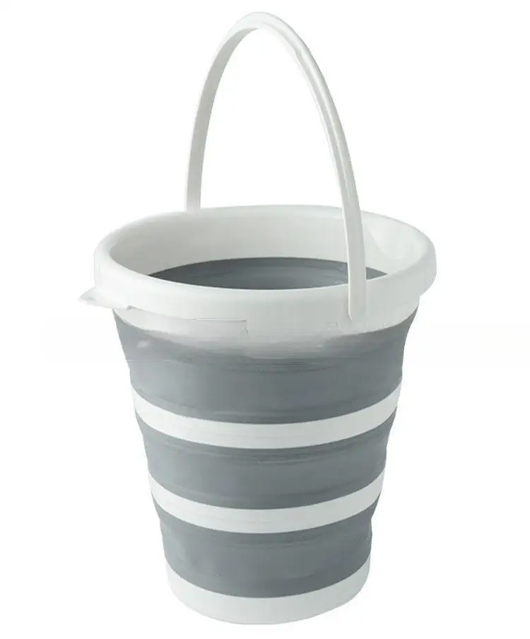 The Third Generation Car Wash Folding Bucket Art Large Vehicle 10 Liters of Plastic Retractable Portable Outdoor Car