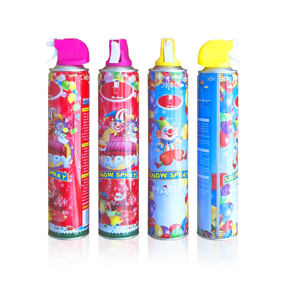 Colorful outdoor celebrate festival birthday party foam supplier snow foam and carnival foam snow spray