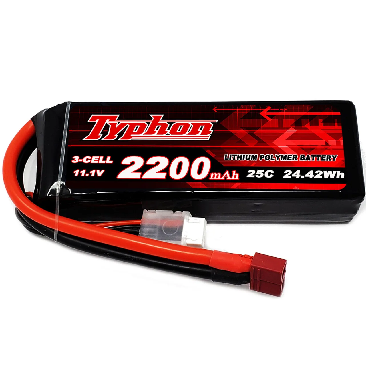 11.1V 2200mAh 3S 25C LiPo Battery Pack with Deans Plug for RC Heli Airplane Car Boat Truck